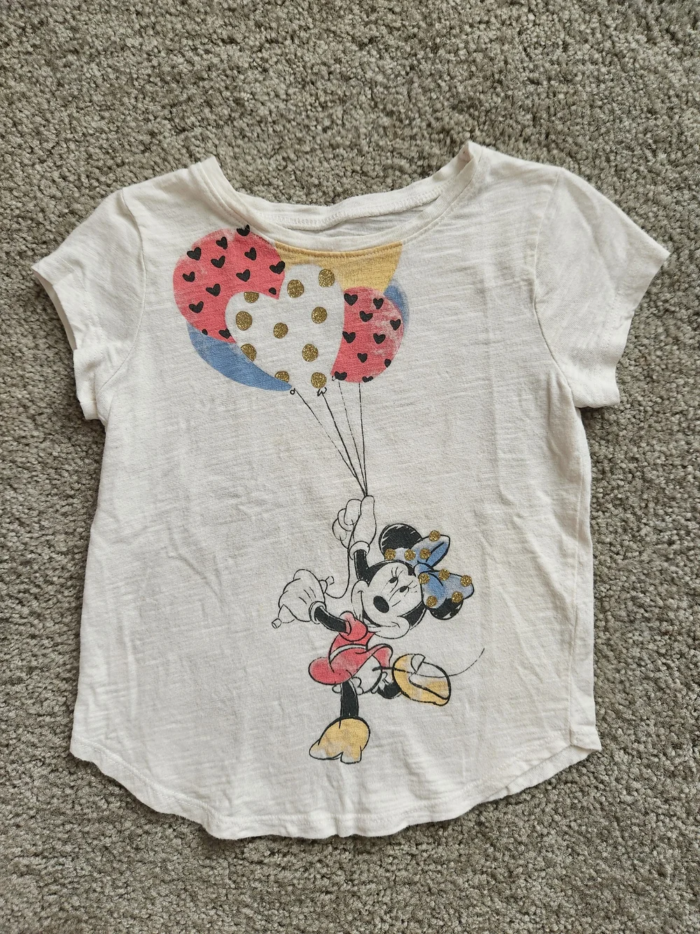 Girls 4T Minnie Mouse Mix & Match Bundle | Denim, Hearts | 5 Pieces